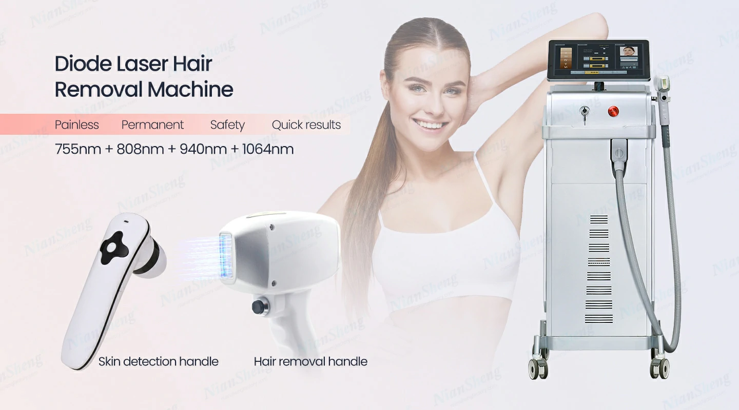 Niansheng Beauty diode laser hair moval machine -y20