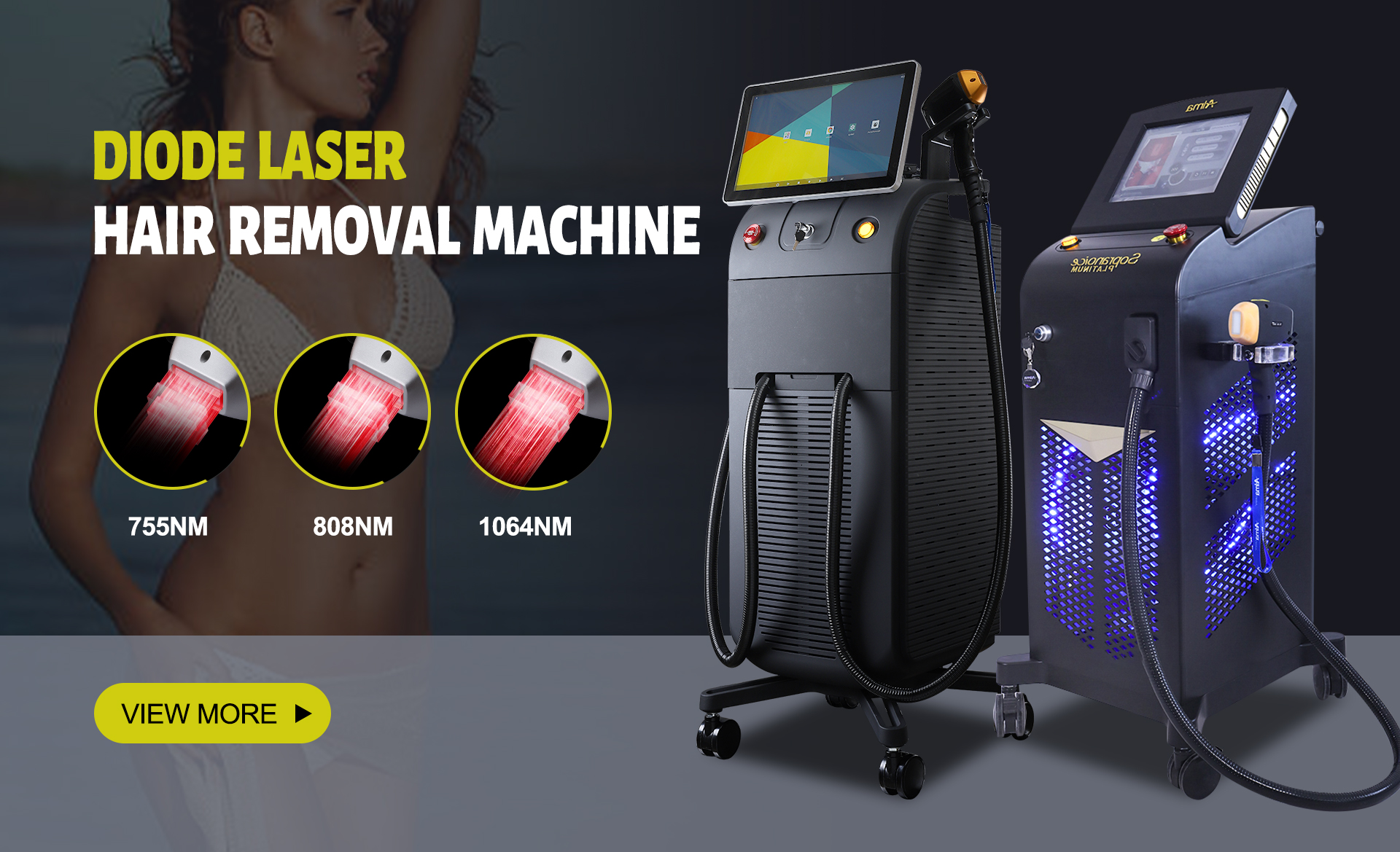 Diode laser hair removal