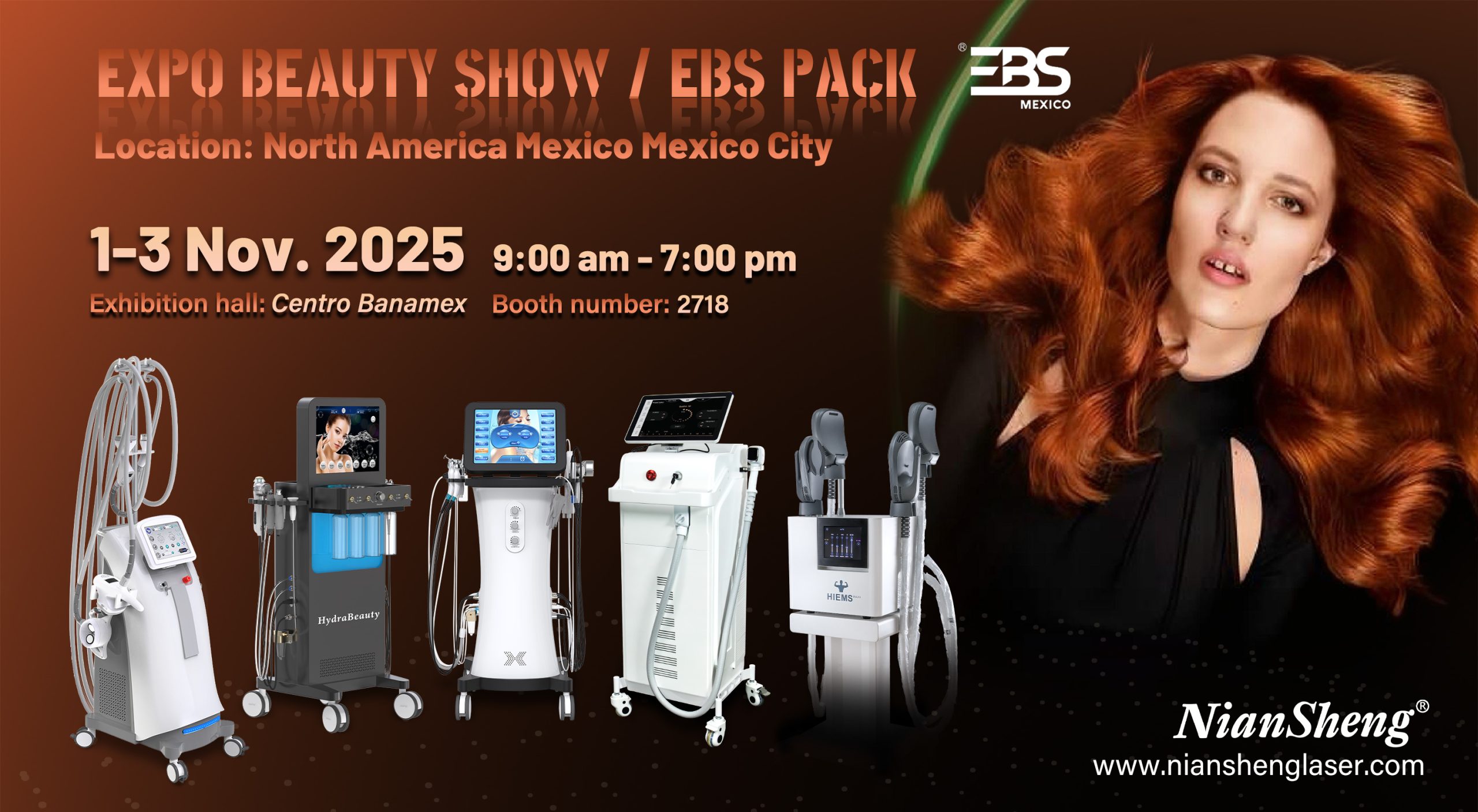 Niansheng at Expo Beauty Show México 2025