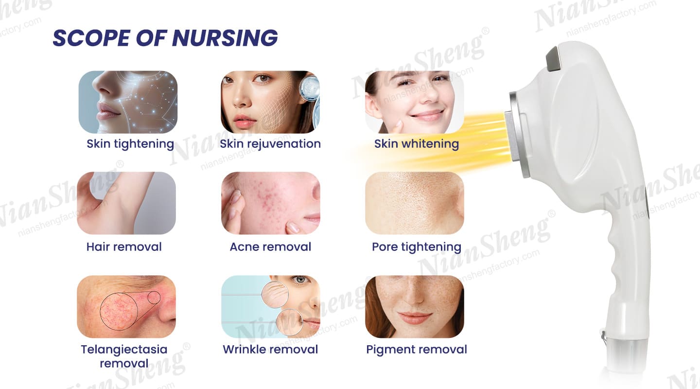 2 in 1 DPL Hair Removal+NIR Skin Rejuvenation Two New Technology Machine